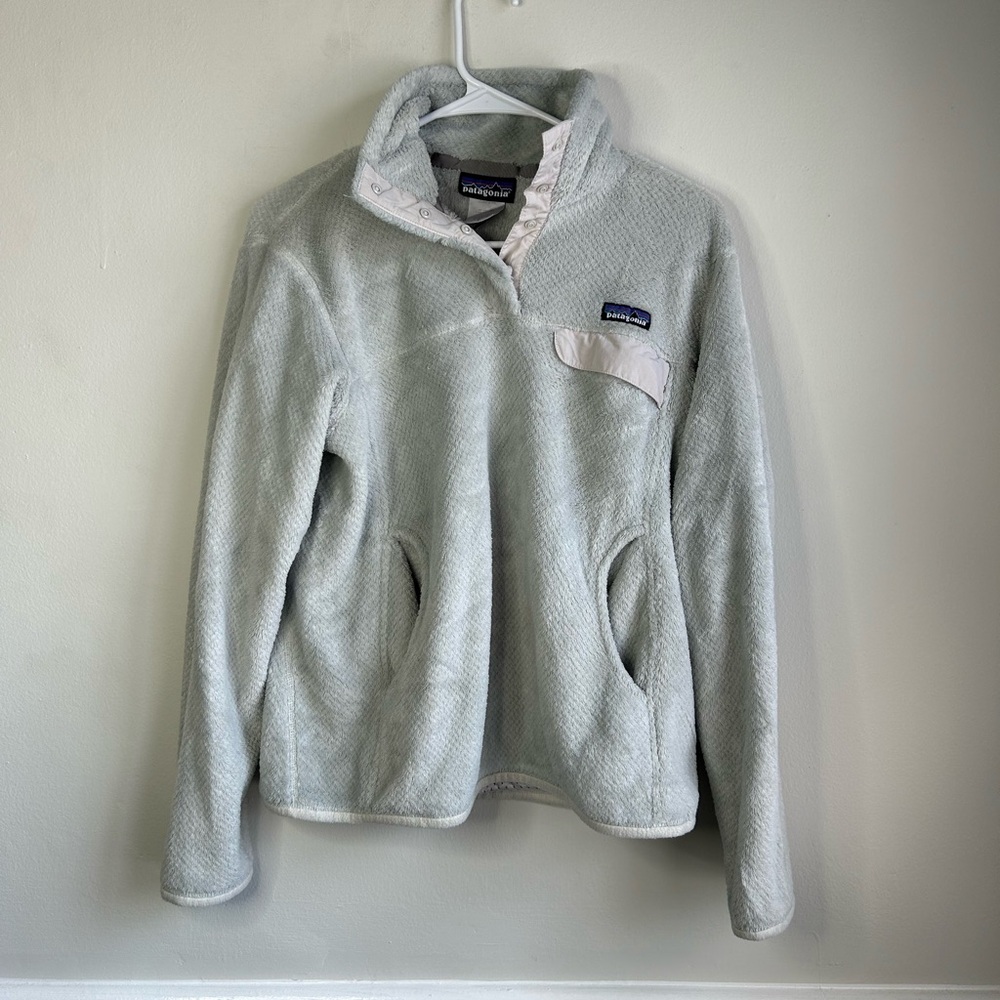 Patagonia Synchilla Fleece Pullover Jacket Sweatshirt Quarter Button Closure